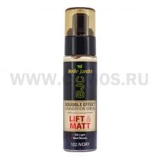 B.J.Тон.кр DOUBBLE EFFECT LIFT & MATT №102, 30мл слон. кость