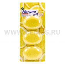 MARYNA Туалетное мыло ЛИМОН 3*100г на блистере, Т/м