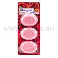 MARYNA Туалетное мыло РОЗА  3*100г на блистере, Т/м