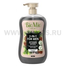 Bio Mio Гель д/душа 2 в1 650мл MEN Мята и кедр