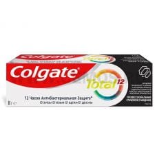 Colgate 80гр/62мл Total 12 Проф. Глуб. очищение (Уголь)З/п