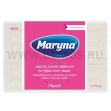 MARYNA 4*125г Хозяйственное мыло Отбеливающее, Х/м