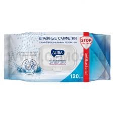 ЧЗ AURA Family Влаж.салф. 120шт Антибак. с крышкой