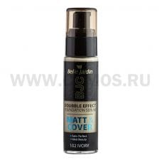 B.J.Тон.кр DOUBLE EFFECT MATT & COVER №102,30мл слон. кость