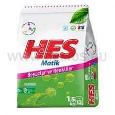 HES  1,5кг стиральный порошок для белого и цветного, С/п