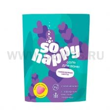 КЛ SOHappy Соль для ванн 500г Лавандовые мечты (пакет)