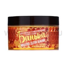 КЛ Банька 250мл Густое мыло для бани Густой кленовый мед Ж/м