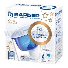 БАРЬЕР Фильтр-кувшин для очистки воды ЭКСТРА+2 см. кассеты