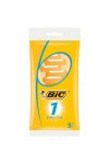 Станок BIC Желтый однораз 5шт с 1 лезвием чувствительна кожа