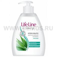 LIFE LINE Ж/м 280г крем мыло д/интимного ухода Алоэ Вера