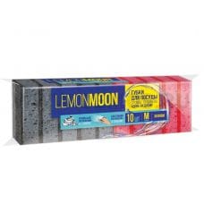 LEMON MOON ДЕНЬ ЗА ДНЕМ бл10 губки для посуды КРУПНОПОРИСТЫЕ