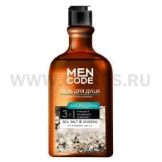 LURE MEN CODE Гель д/душа 300мл Anti-Pollution***