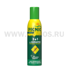 Picnic Family 150мл  аэрозоль от комаров и мошек