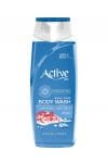 АКТИВ 400мл гель для душа Увлажнение морская соль и водоросл