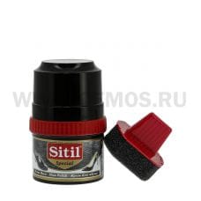 SITIL 60мл Крем-блеск для обуви Черный