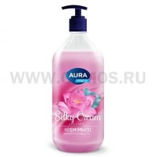 AURA Silky Cream 1л Ж/м-крем Шелк и лотос