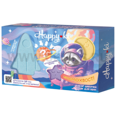 КЛ Happyki П/н Космо Хвост 190г Шипучие соли для ванн 3шт