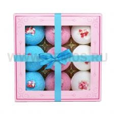 КЛ Candy baht bar П/н 360г Бурлящие шары Розовая кор (9*40г)