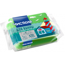 ЧИСТЮЛЯ XXL бл1 губки для ванны АКРИЛ-ЭМАЛЬ деликатная