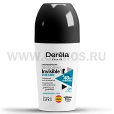 DERELA 50мл ролик муж INVISIBLE дез антипер(ИСПАНИЯ)