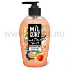 MILGURT Ж/м 280г персик и маракуйя в йогруте крем мыло