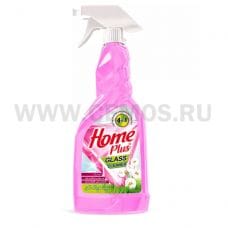 HOME PLUS 500мл средство для мытья стекол ( розовое )