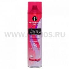 Лак Professional Touch 265мл В5&Silk экстрасильной фиксации