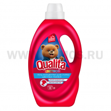 QUALITA Гель д/стирки 1л Для цветного белья флакон