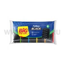 BIG City Губка д/посуды Максима BLACK бл5