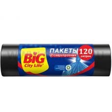 BIG City Пакет для мусора HD 120л бл10 черный ( 70*110 )