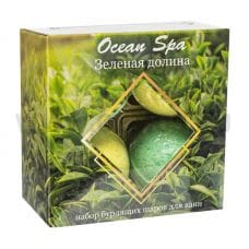 КЛ Ocean Spa П/н 160г Бурлящие шары Зеленая Долина (4*40г)