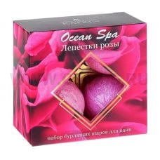 КЛ Ocean Spa П/н 160г Бурлящие шары Лепестки Роз (4*40г)