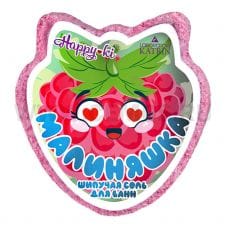 КЛ Шипучая соль для ванн 90г Малиняшка фигурка