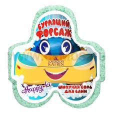 КЛ Шипучая соль для ванн 90г Бурлящий форсаж фигурка