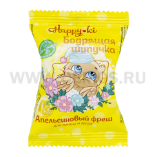 КЛ Happyki Шипучее средство для ванн 40г Бодрящая шипучка