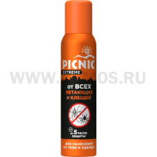 Picnic Extreme 150мл аэрозоль от всех лет насекомых и клещей