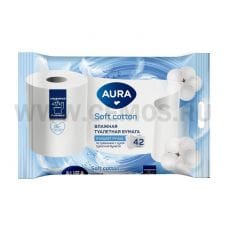 AURA Влажная туал. бумага бл.42 Soft