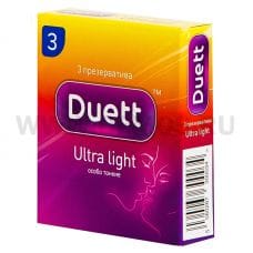 DUETT Ultra Light (особо тонкие) презервативы №3