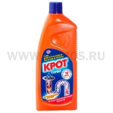 ДБХ KROT TURBO гель для устранения засоров 500гр, Ч/с