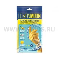 LEMON MOON перчатки КОМФОРТ хозяйственные L с напылением