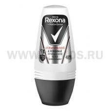 Д/т Rexona Roll 50мл  \ For men Антибактер.д/черн.и белого