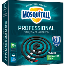MOSQUITALL Профессиональная защита спираль от комаров бл10