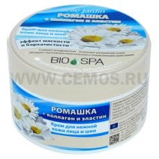 B.J.Bio Spa Крем Ромашка + коллаген и эластин 200мл