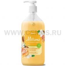 Ж/м MILANA 1л Крем - мыло Молоко и мёд