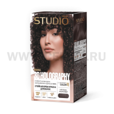 БИГ Краска д/волос Студио Профешенл 3,45 Темно-каштановый