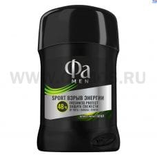 ФА MEN 50мл стик део-антиперспирант SPORT Взрыв энергии