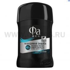 ФА MEN 50мл стик део-антиперспирант Невидимая защита