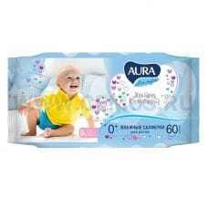 ЧЗ AURA Влаж.салф. детские Ультра комфорт  60шт