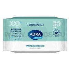 ЧЗ AURA Family Влажные Полотенца 60шт, 270*170 с крышкой