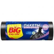 BIG City Пакет для мусора LD 160л бл10 черный (85*120)***